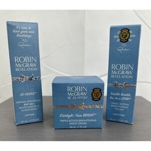 ROBIN McGRAW Revelation Set Of Three 50 Fierce‎ Starlight Face Bright, Twinkle